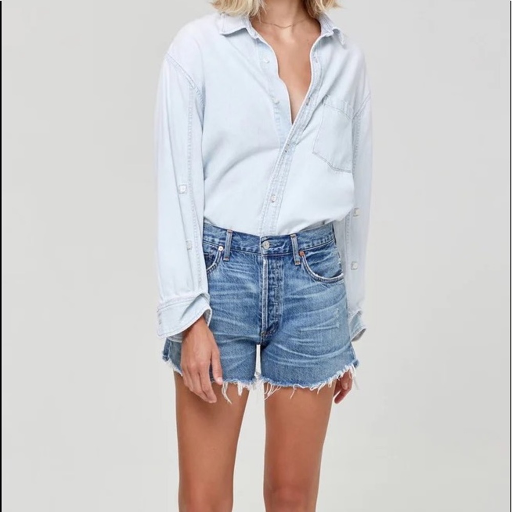 AUTHENTIC Citizens of humanity Marlow easy jean shorts NWT 32